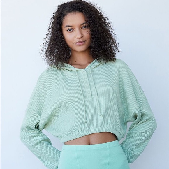 LA Hearts by PacSun
Women's Black Lounge Oversized Waffle, worn once - Picture 1 of 2